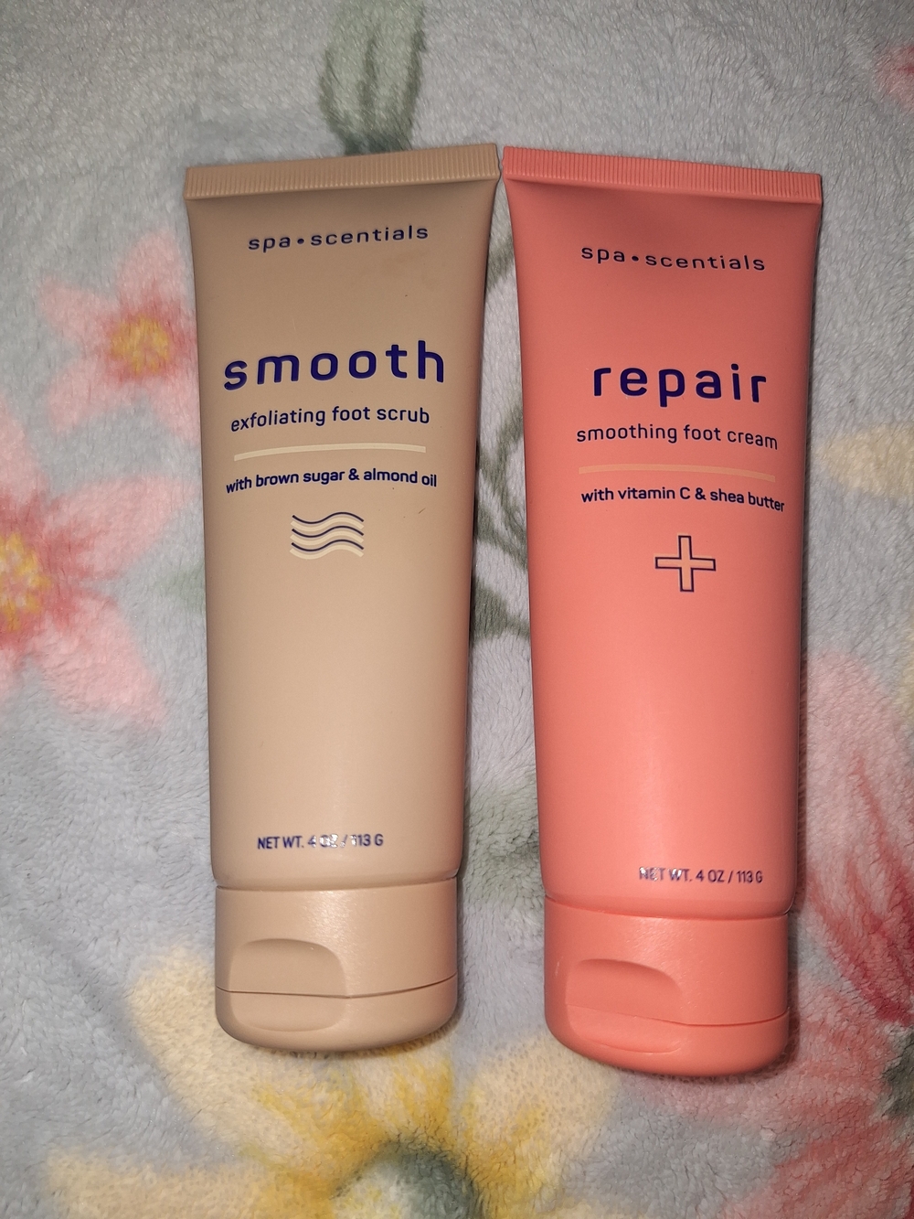 Smooth Exfoliating Foot Scrub & Repair Smoothing Foot Cream
